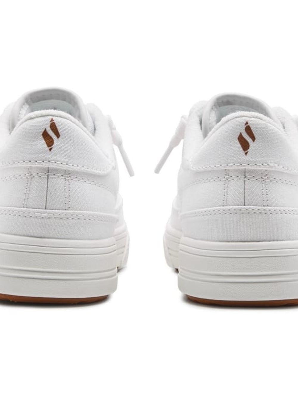 Skechers Women's White Low-Top Casual Sneakers - Picture 6 of 7